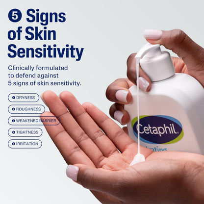 Cetaphil Cream to Foam Face Wash, Hydrating Foaming Cream Cleanser, 16 oz, For Normal to Dry, Sensitive Skin