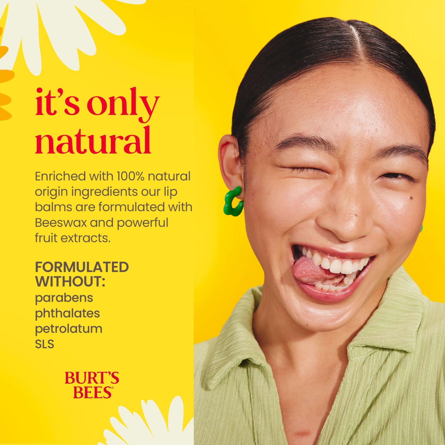Burt's Bees 100% Natural Moisturizing Lip Balm (Superfruit) Burt's BeesBuy Supplements Australia