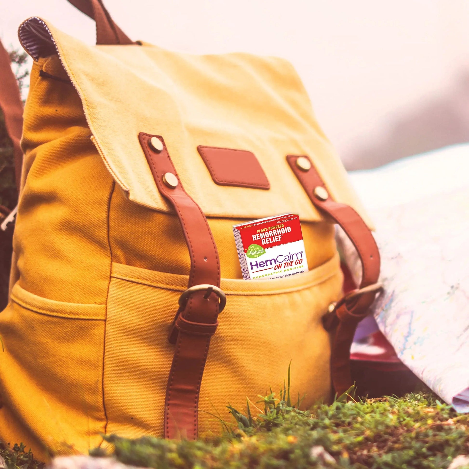 Boiron HemCalm On The Go Travel Essential for Hemorrhoid Relief of Pain, Itching, Swelling or Discomfort - 2 Count (160 Pellets) BoironBuy Supplements Australia
