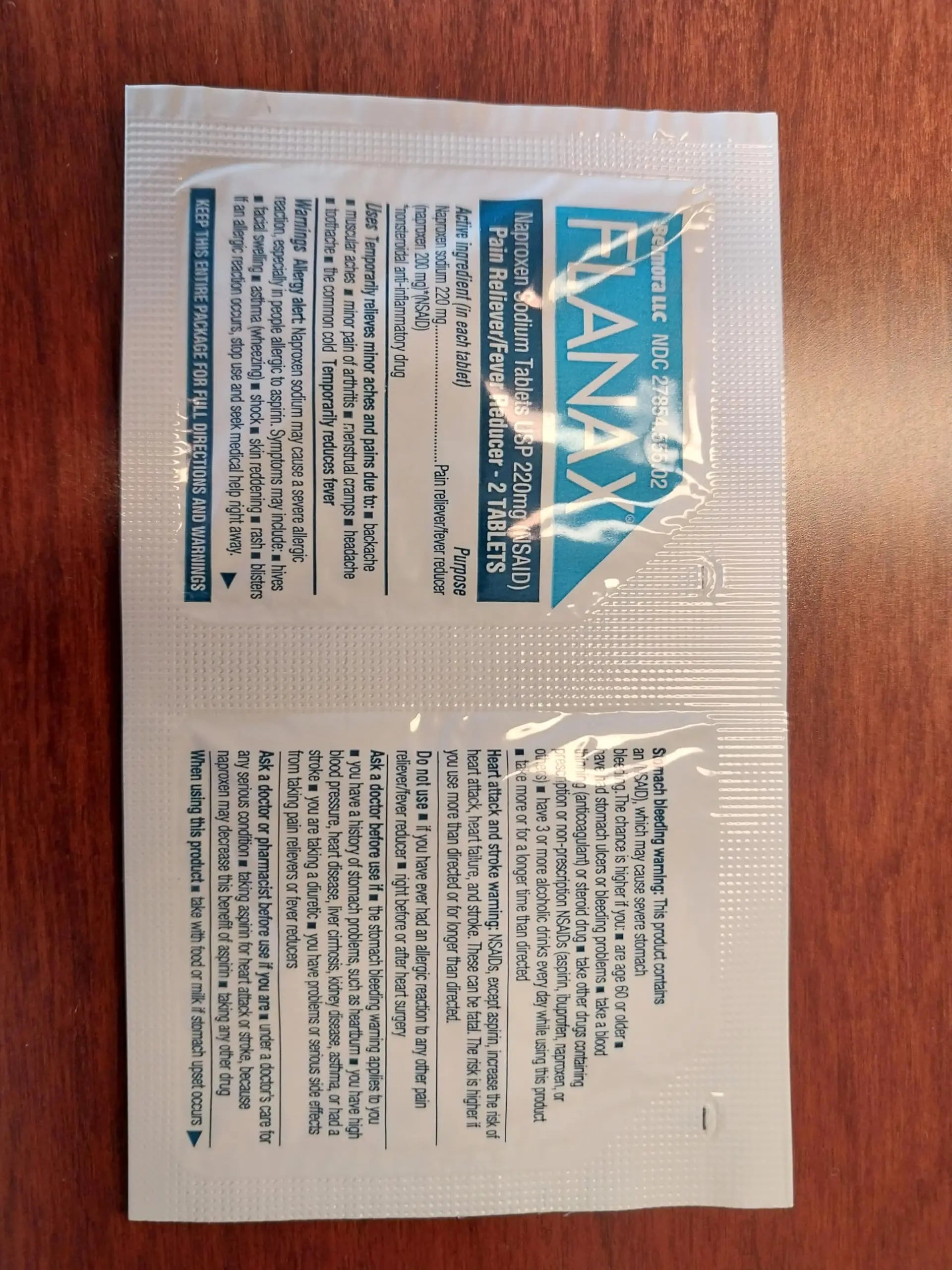 Flanax Pain Reliever Tablets 2ct Retail Dispenser FlanaxBuy Supplements Australia