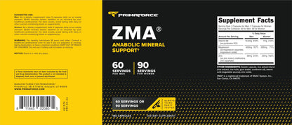 Primaforce ZMA Dietary Supplement, 180 Capsules
