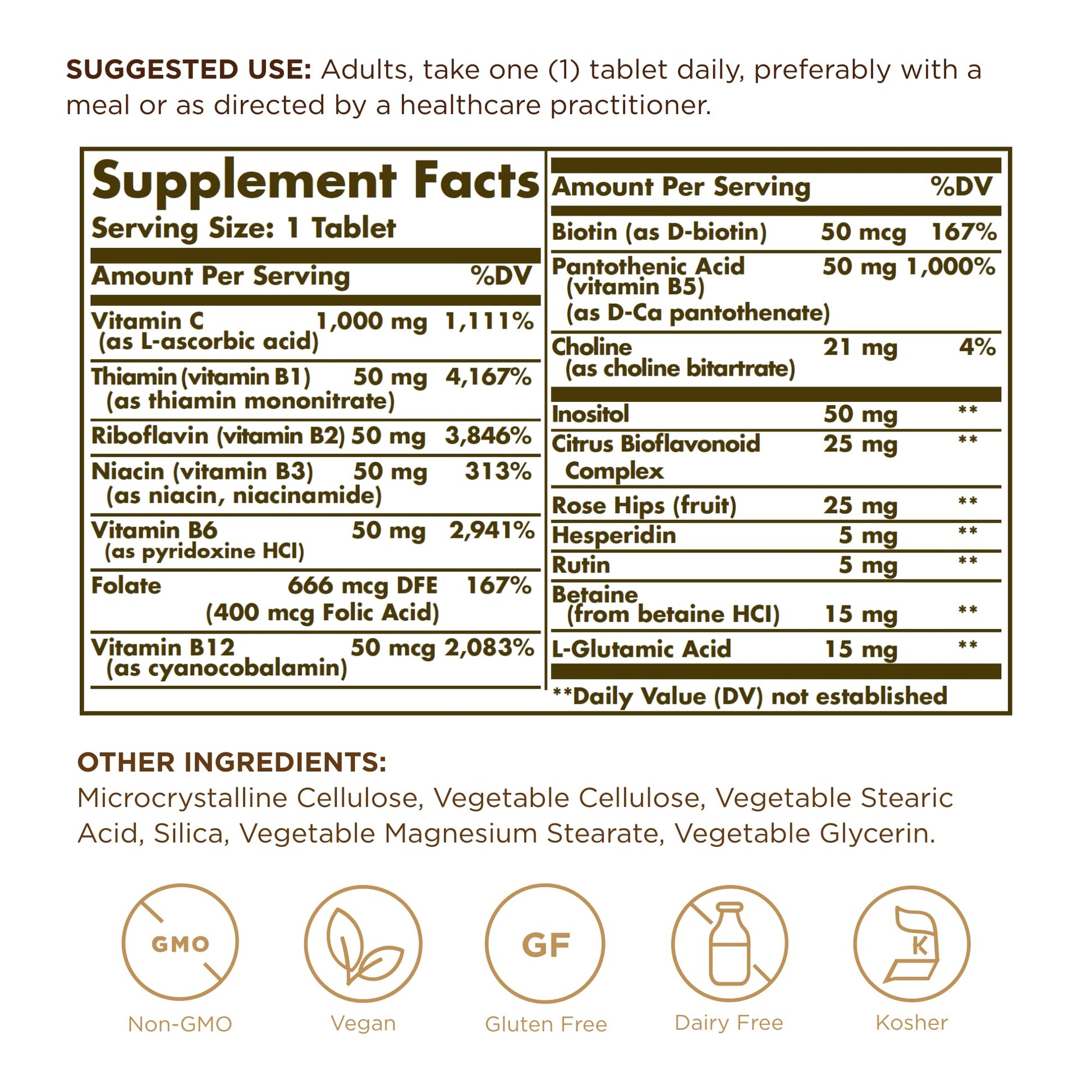 Solgar Ultimate B+C Complex Stress Formula 90 Tablets (Pack of 2) Solgar buy supplements Au