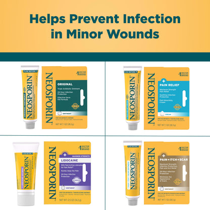 Neosporin + Maximum-Strength Pain Relief Dual Action Cream, First Aid Topical Antibiotic and Analgesic Cream for Soothing Infection Protection & Wound Care of Minor Cuts, Scrapes & Burns, 1 oz Neosporin buy supplements Au