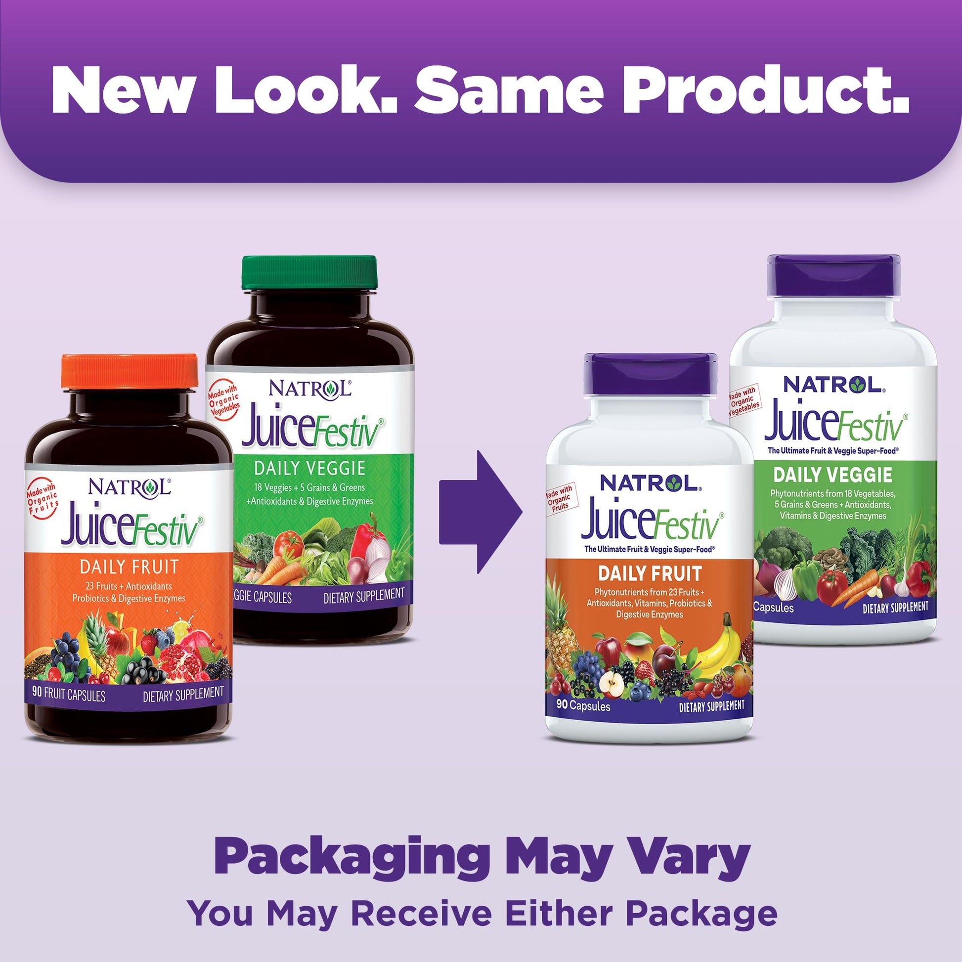 Natrol JuiceFestiv, Vitamins and Supplements for Nutrition & Well-Being, Antioxidants for Cellular Health, 90 Capsules (2-Count), Up to a 45 Day Supply Natrol buy supplements Au