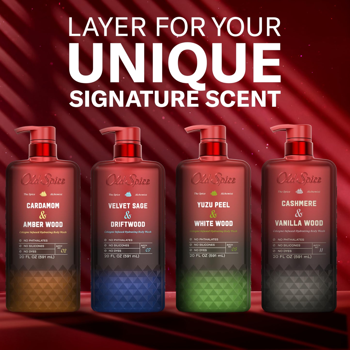 Old Spice Body Wash for Men, The Spice Alchemist Collection, 24/7 Cologne Infused Hydration, No Trade Off Formula