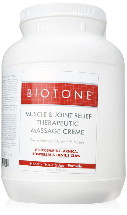 Biotone Muscle & Joint Therapeutic Massage Creme 1Gallon BIOTONEBuy Supplements Australia