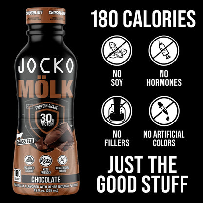 Jocko Fuel Protein Shake Bundle - Vanilla and Chocolate (24 Count) Jocko Fuel buy supplements Au