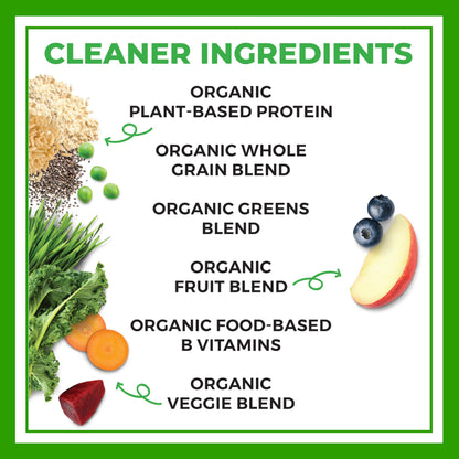 Orgain Organic Vegan Meal Replacement Protein Powder, Creamy Chocolate Fudge - 20g Plant Based Protein, Gluten Free, Dairy Free, Lactose Free, Soy Free, No Sugar Added,