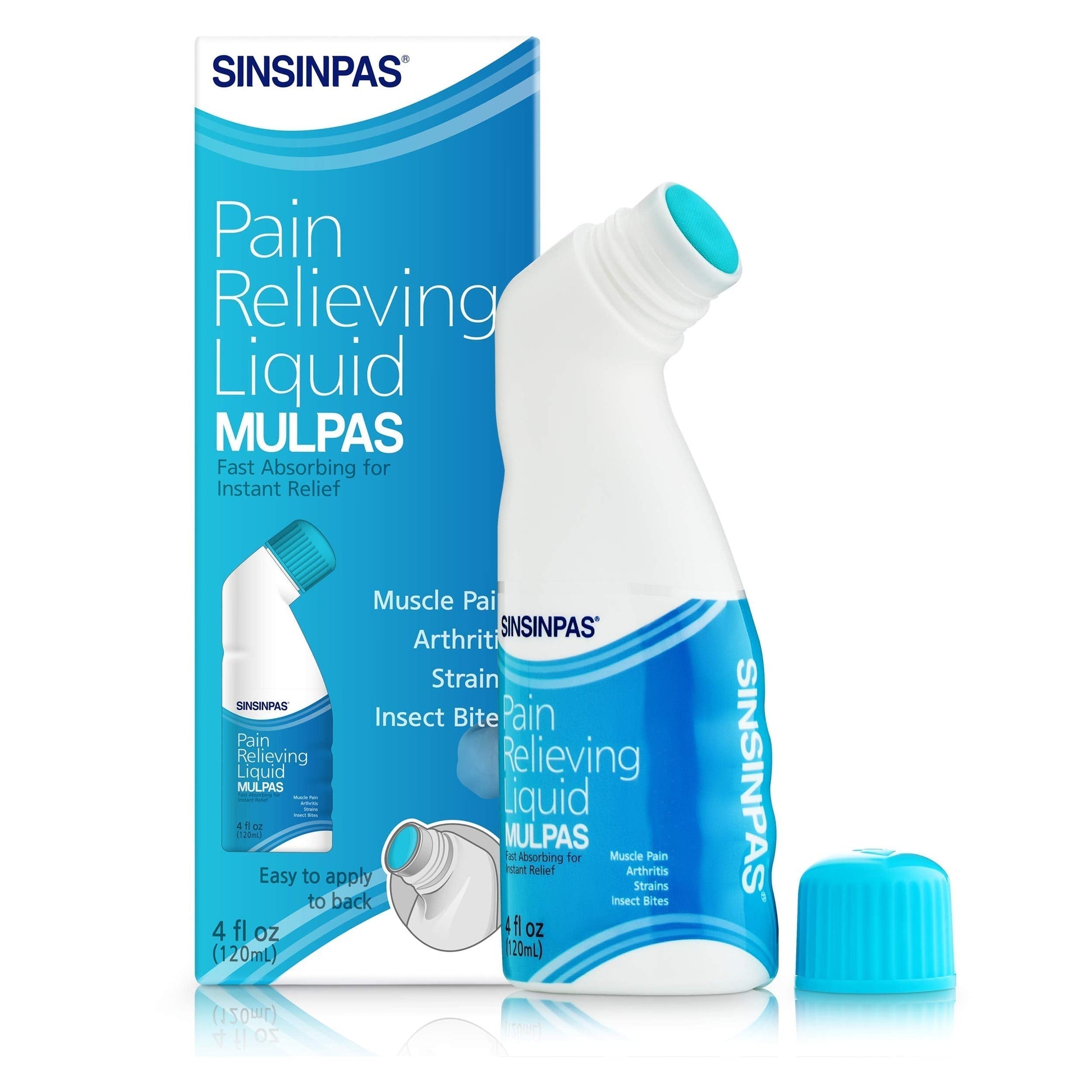 SINSINPAS Pain Relieving Liquid - MULPAS 2 Pack (Total 8 fl oz) SINSINPASBuy Supplements Australia