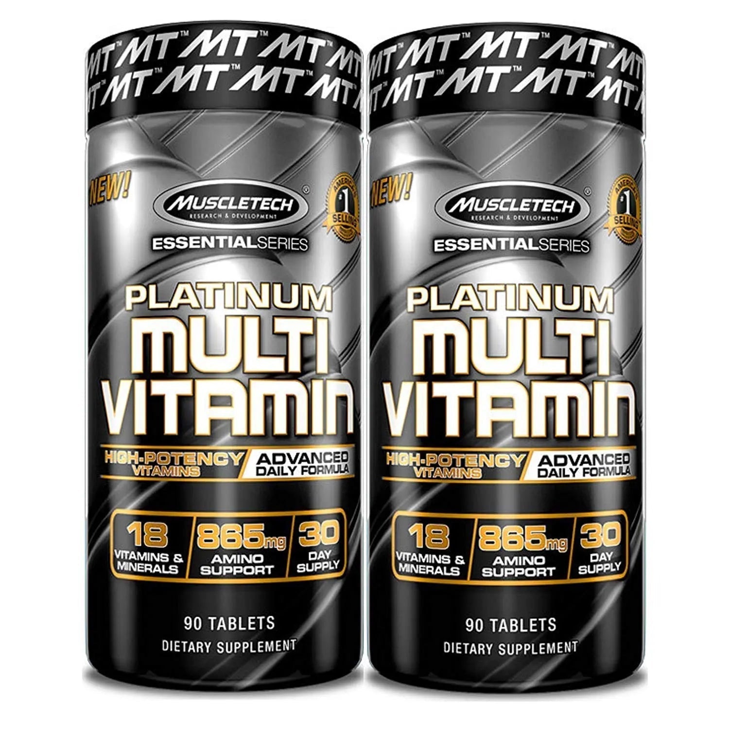 MuscleTech Platinum Multi Vitamin 90 Count (2 Pack) MuscleTech