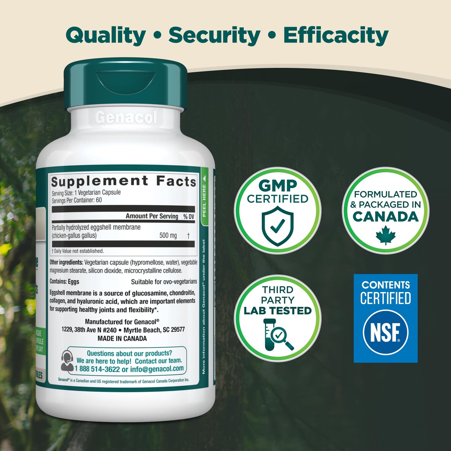 Genacol Ovoflex – Natural Eggshell Membrane Supplement, Support Healthy Joints & Flexibility, Vegetarian Solution for Joint Care, Results in 7 Days, Value Pack, 60 Capsules (60-Day Supply) GenacolBuy Supplements Australia