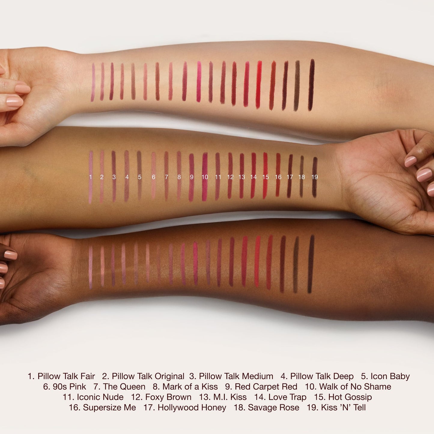 Charlotte Tilbury Lip Cheat Lip Liner Pencil - Gives Lips a Fuller-Looking, Defined Pout - Enriched with Jojoba Oil & Hyaluronic Acid - Waterproof, Smudge-Proof & Transfer-Proof - Pillow Talk Medium Charlotte TilburyBuy Supplements Australia