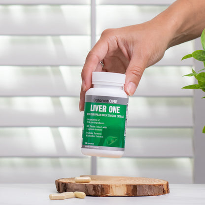Balance ONE Liver Support Supplement with Milk Thistle, Molybdenum, Dandelion Root & Choline – Liver Health, Detox Pathway & Antioxidant Support – Vegan Capsules, 1 Month Supply – Liver One Balance ONE buy supplements Au