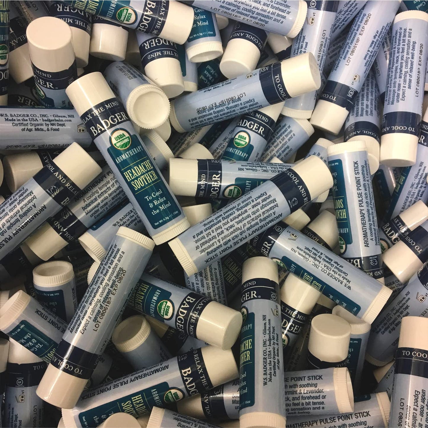 Badger Headache Soother - .6 oz Stick BadgerBuy Supplements Australia