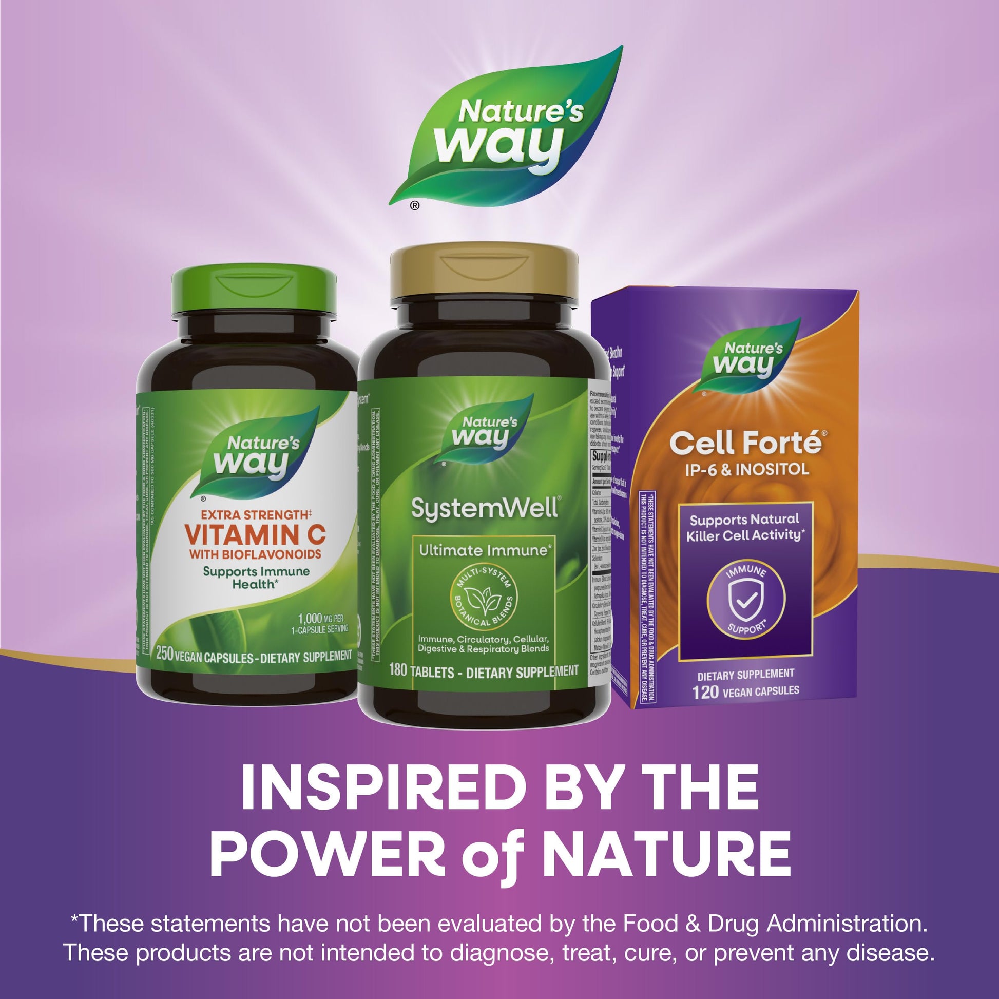 Nature's Way Systemwell Ultimate Immune* with Vitamins C, A, D, Zinc, & Selenium, Multi-System Botanical Blends Including Immune, Respiratory, Digestive & Circulatory, 180 Tablets (Packaging May Vary) Nature's WayBuy Supplements Australia