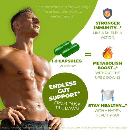Stemox Gut Energy – Natural Energy & Metabolism Support Supplement with Biotin, Chromium, Alpha Lipoic Acid & Organic Herbal Extracts – Blood Sugar & Gut Health Support – 60 Vegan Capsules Stemox buy supplements Au