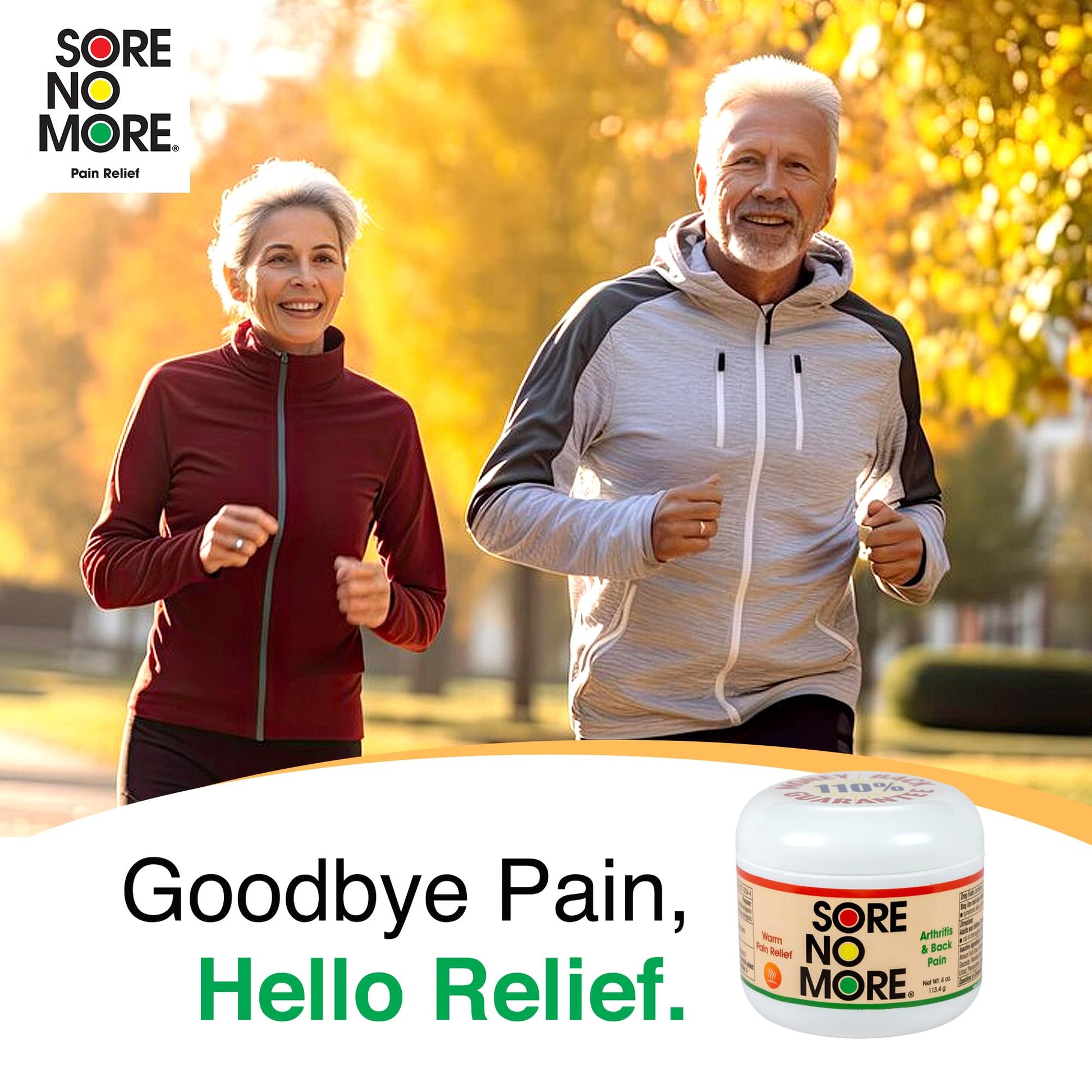 Sore No More Warm Arthritis Pain Relief Cream – Targeted Reliever for Back, Neck, Hands & Feet – Soothing & Fast-Acting Formula for Aches and Pains – Non-Greasy with Orange Aroma – 4 oz Sore No MoreBuy Supplements Australia