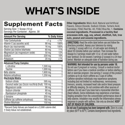 Six Star Pre-Workout Explosion, Grape (30 Servings) - Preworkout Energy Powder Supplement for Men & Women - Workout Drink Mix with L-Tyrosine & Beta Alanine