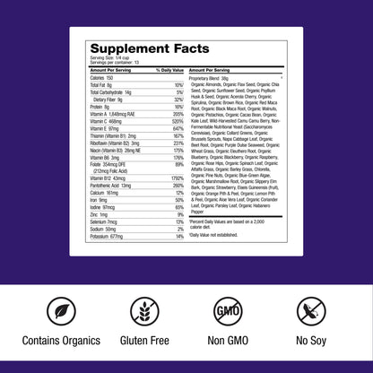 Dr. Schulze's SuperFood Ultra - Plant-Based Superfood Powder for Active Lifestyle Support - Vital Nutrients - Natural Ingredients - Gluten-Free & Dairy-Free - Vegan - 17.4 oz (13 Servings) - 2 Pack Dr. Schulze's buy supplements Au