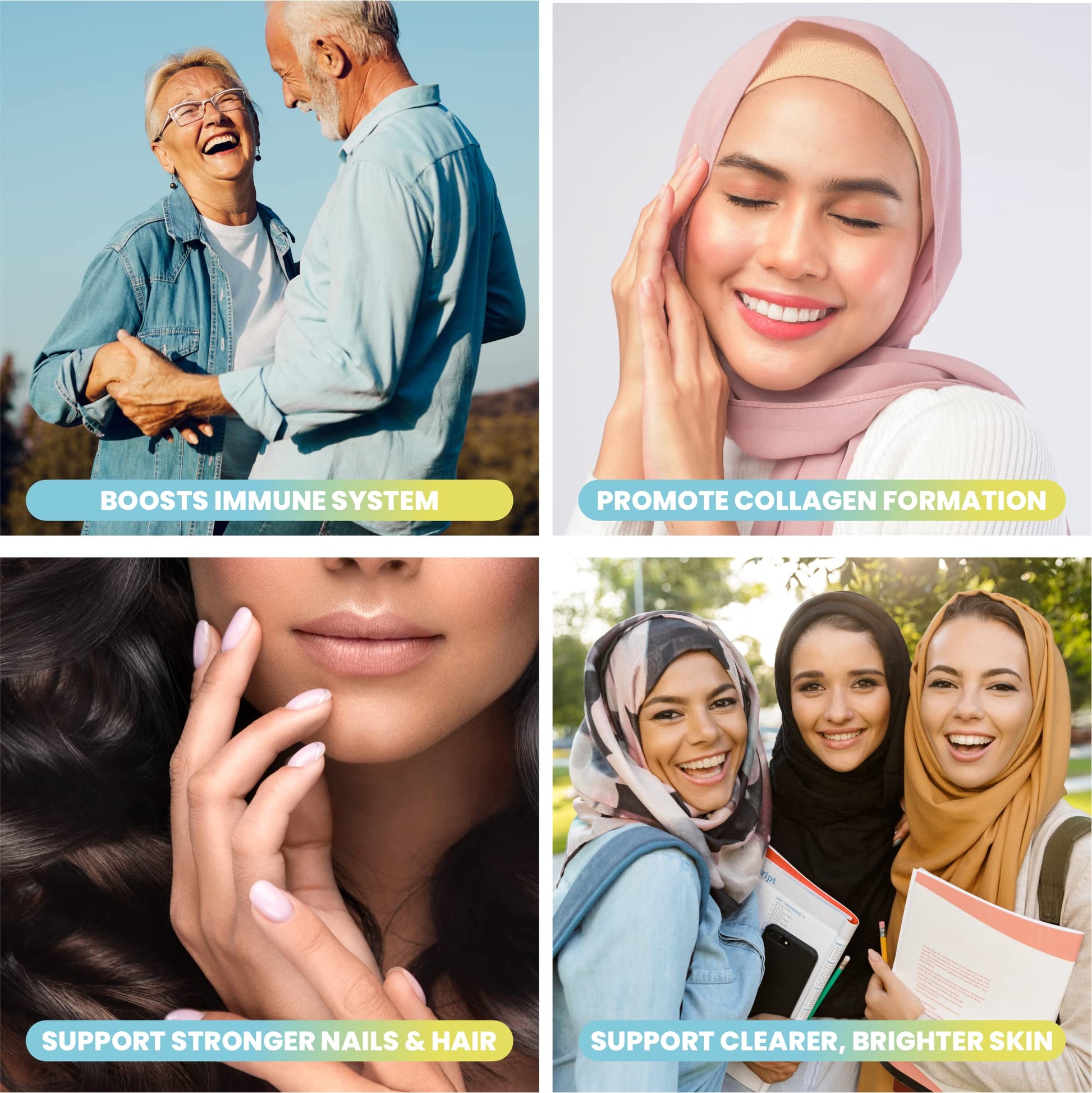 Sakoon nutrition Halal Collagen Gummies for Women and Men - Anti Aging, Hair Growth, Skin Care & Strong Nails Protein Collagen Supplements - Non-GMO, Gluten Free - Made in USA Sakoon nutrition buy supplements Au