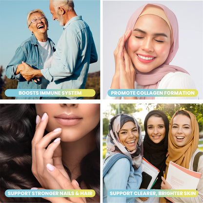 Sakoon nutrition Halal Collagen Gummies for Women and Men - Anti Aging, Hair Growth, Skin Care & Strong Nails Protein Collagen Supplements - Non-GMO, Gluten Free - Made in USA Sakoon nutrition buy supplements Au