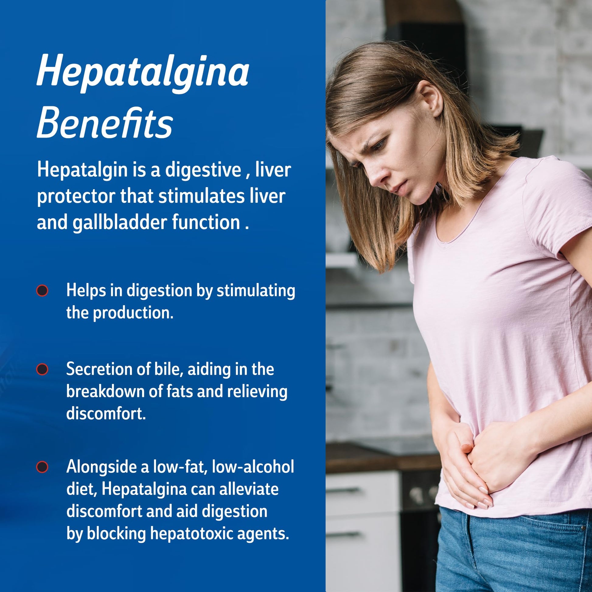 Hepatalgina Liver Support Digestive Protector - Liquid Herbal Supplement with Artichoke Extract for Liver Cleanse Detox & Repair - Liver Detox Cleanse Drops with Mint, Boldo & Carrot - 120 ml Hepatalgina buy supplements Au