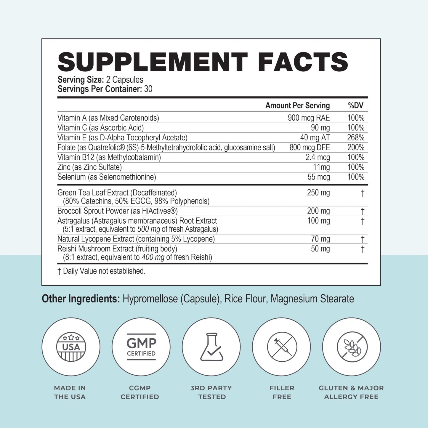 Papillex Dietary Supplement Tablets All Natural Immune Support - Immunity Defense - Best Immune System Booster - Organic 60 Capsules Bottle (Single Bottle) Papillex buy supplements Au