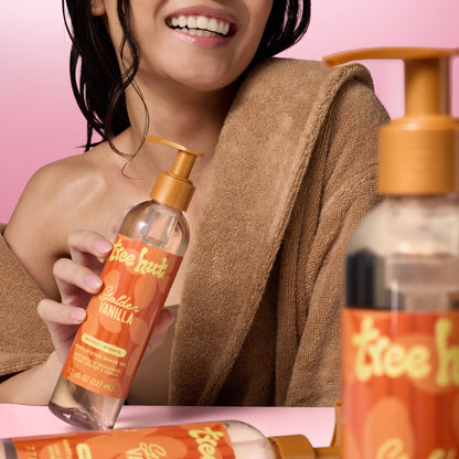 Tree Hut Golden Vanilla Moisturizing Shave Oil, Hydrating & Nourishing Shave with Shea Butter & Natural Oils, Helps Prevent Bumps & Irritation
