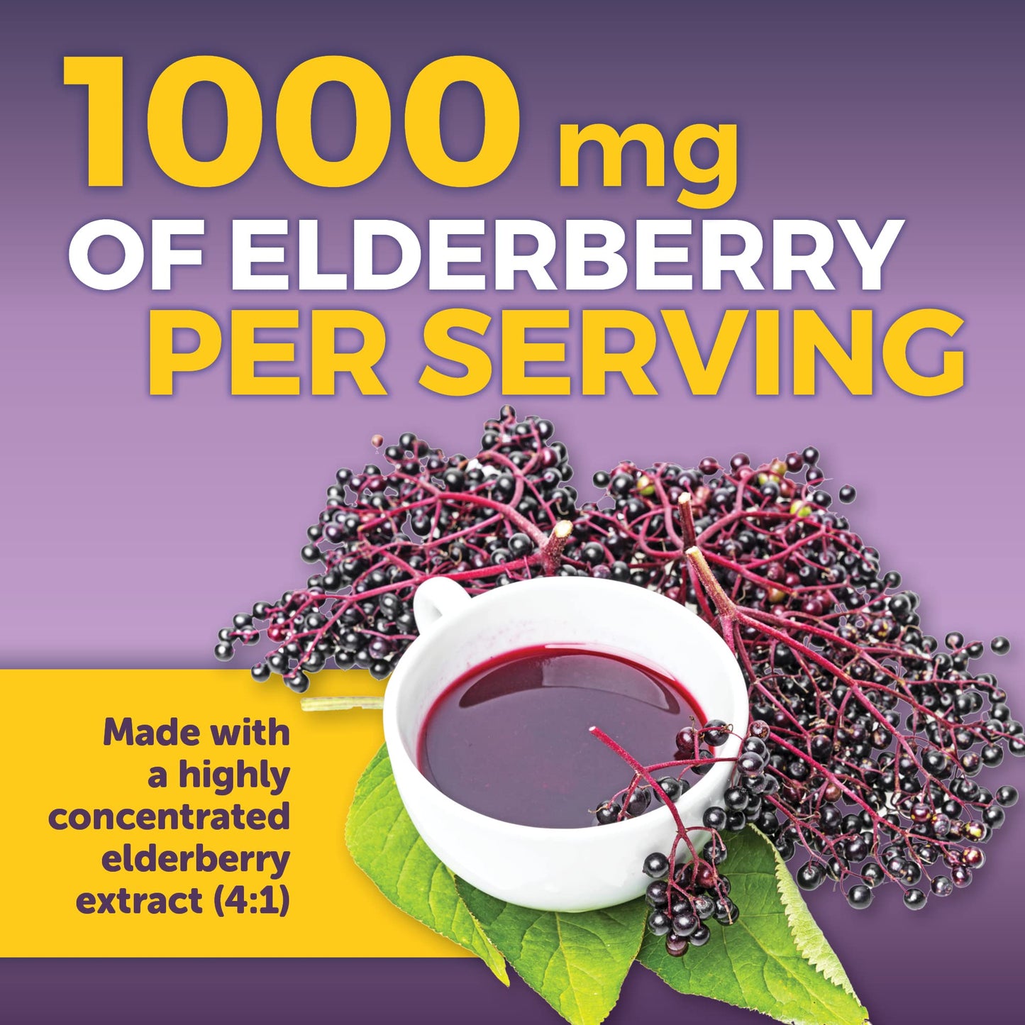 Viva Naturals Elderberry with Vitamin C and Zinc for Adults - 5 in 1 Sambucus Black Elderberry Capsules with Vitamin D3 5000 IU Immunity Supplement