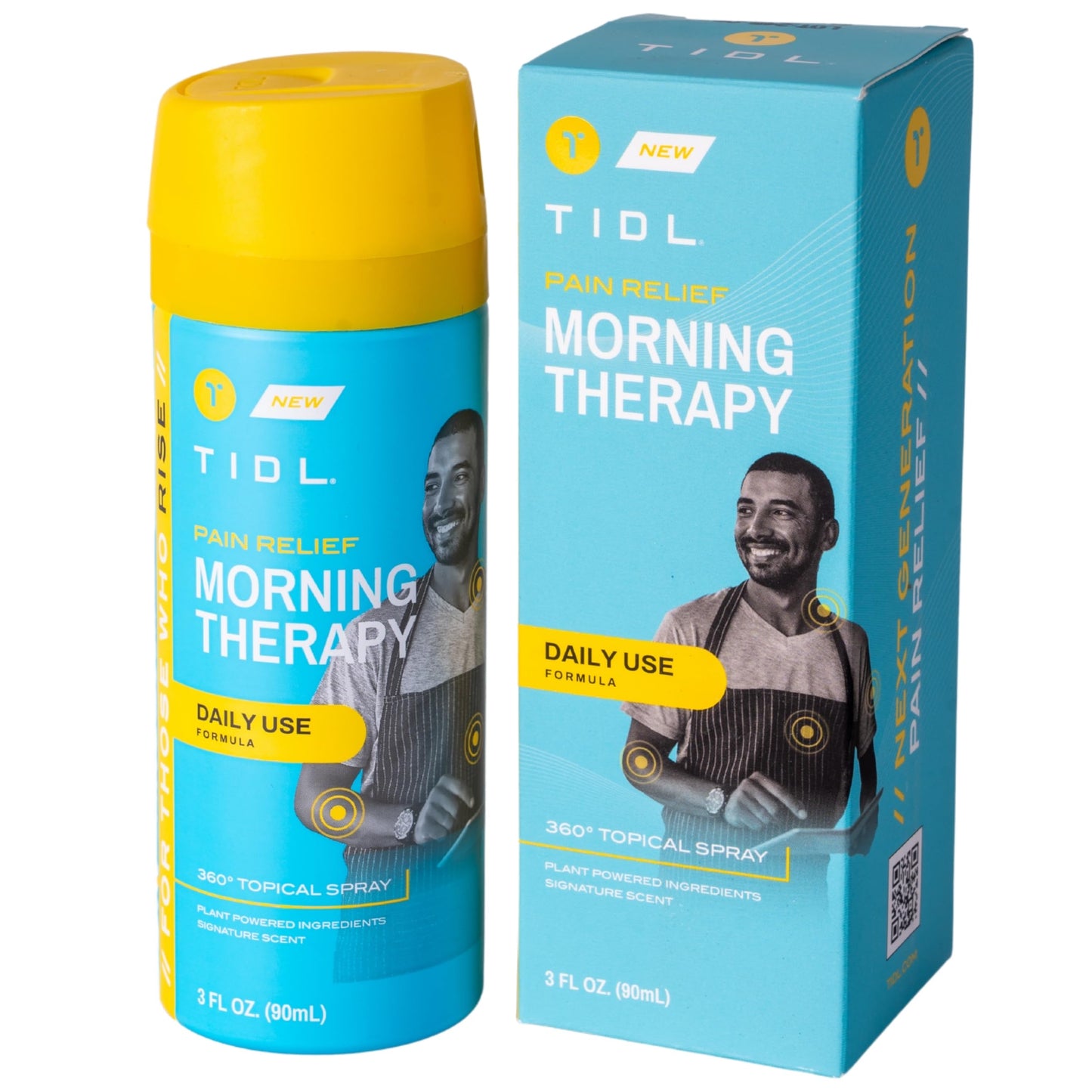 TIDL Pain Relief Spray, 3 Oz, Refreshing Morning Therapy for Muscle, Joint & Neck Pain Relief, Energizing, Plant-Based Menthol & Camphor Pain Reliever, Quick Drying Formula TIDLBuy Supplements Australia