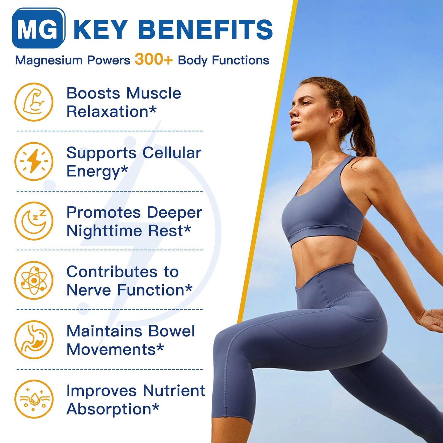 Magnesium Complex 500mg, Magnesium Glycinate, Malate & Citrate - High Absorption Chelated Triple Magnesium Supplement with Zinc, Vitamin D3 for Muscle, Nerve, Bone & Immune Support, Vegan 120 Capsules NATURE TARGET buy supplements Au