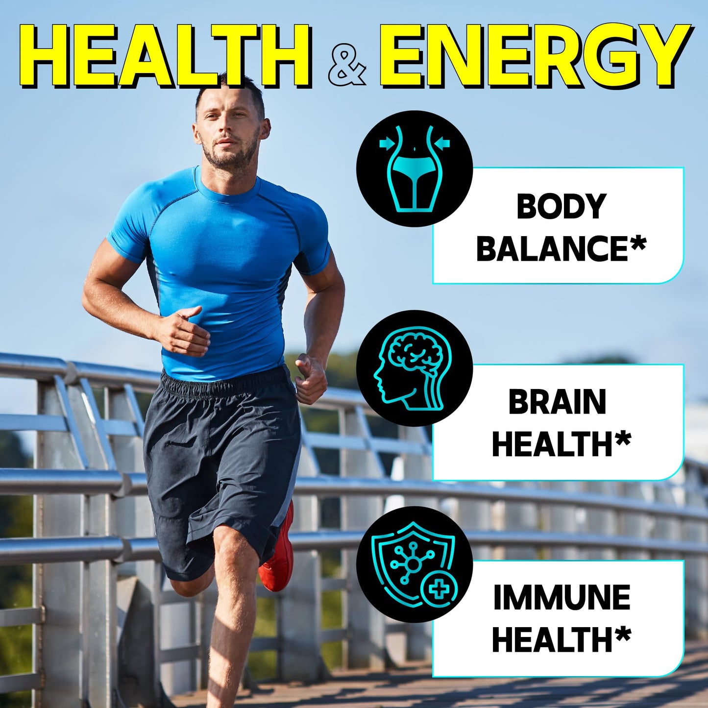 DEDICAD 1000Mg Shilajit Capsules - 180 Counts - Shilajit Supplement for Body Balance, Heart, Brain & Immune Health Support - Contains Natural Fulvic, Humic Acid & 85 Others DEDICAD buy supplements Au