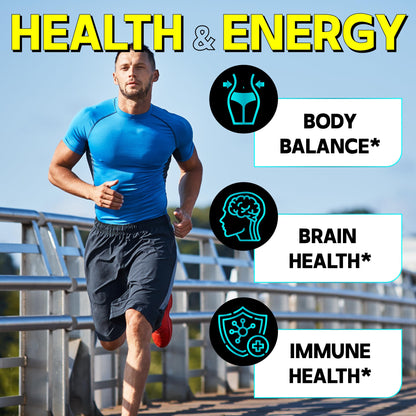 DEDICAD 1000Mg Shilajit Capsules - 180 Counts - Shilajit Supplement for Body Balance, Heart, Brain & Immune Health Support - Contains Natural Fulvic, Humic Acid & 85 Others DEDICAD buy supplements Au