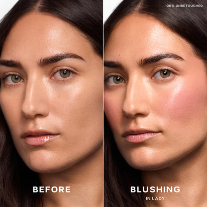 Saie Dewy Glow Duo - Dew Liquid Blush Lady (.40 oz), Mini Glowy Super Gel Warmglow (.5 oz) - Radiant Cheek Tint & Illuminating Primer for a Natural, Lit-From-Within Finish SaieBuy Supplements Australia