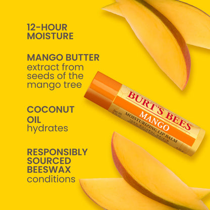 Burt's Bees 100% Natural Moisturizing Lip Balm (Superfruit) Burt's BeesBuy Supplements Australia