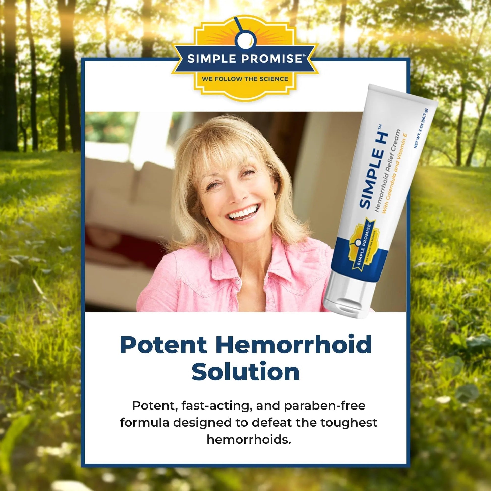 Simple Promise – Simple H Hemorrhoid Cream – Gentle Fast-Absorbing Formula with 28 Potent Ingredients & Enhanced Delivery System – Paraben-Free, Promotes Comfort & Relief, 2 oz Simple PromiseBuy Supplements Australia