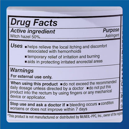 MAJOR Medi-Pads - Hemorrhoidal Hygienic Cleansing Witch Hazel Pads - Cooling Relief with Aloe - 100 Count Jar (3 Pack) MAJORBuy Supplements Australia