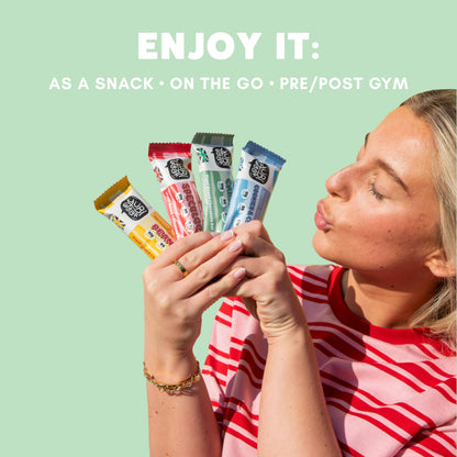 YuBi Bars - Protein Bars - 12 Bar Variety Pack - 100 Calories, 10g of Protein, Low Sugar, Low Carb, Palm Oil Free/Non-GMO, Gluten Free, Dairy Free, Healthy Snack, Non-GMO - 14.8oz (12 Pack, Variety Box)