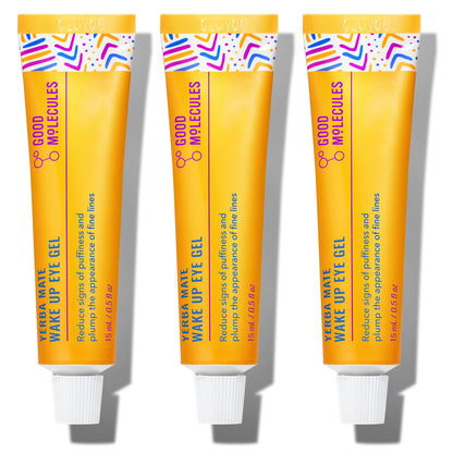 Good Molecules Yerba Mate Wake Up Eye Gel Pack 3 – 15 ml Each | Hydrating Under Eye Gel
