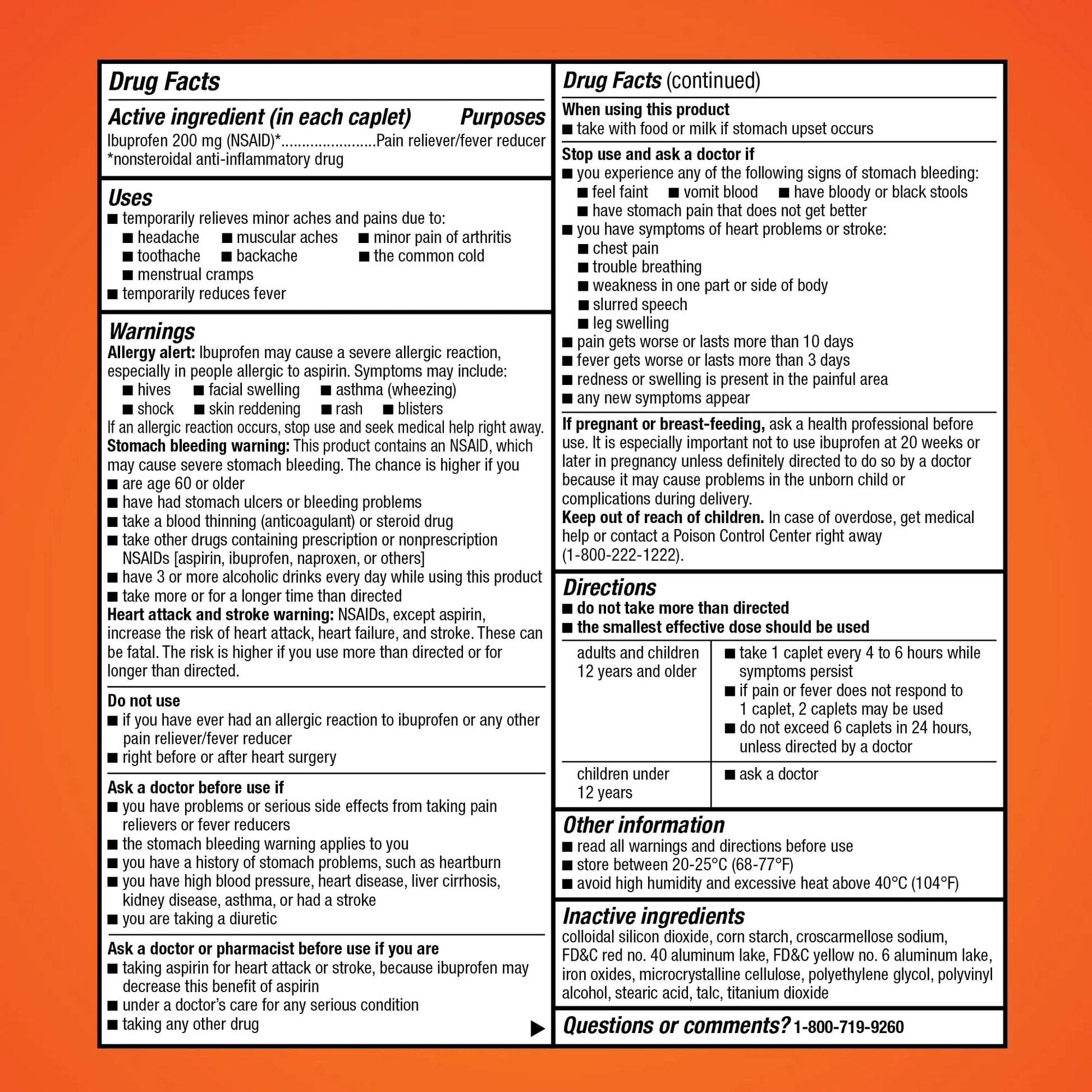 Amazon Basic Care Ibuprofen Tablets, 200 mg, Pain Reliever/Fever Reducer for Headache, Backache, Menstrual Pain and Body Aches, 100 Count Amazon Basic CareBuy Supplements Australia