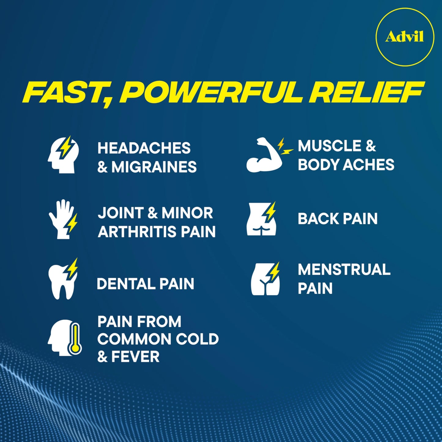 Advil Pain Reliever and Fever Reducer, Pain Relief Medicine with Ibuprofen 200mg for Headache, Backache, Menstrual Pain and Joint Pain Relief - 10 Coated Tablets Advil buy supplements Au