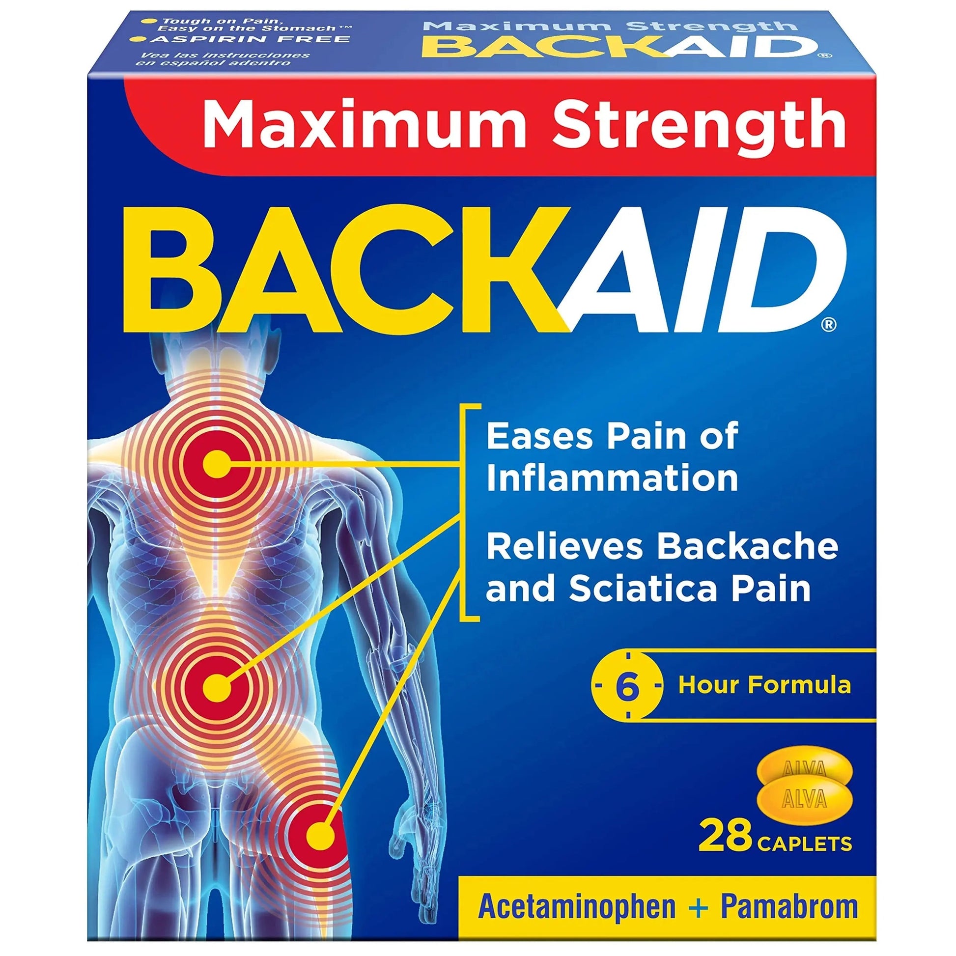 BACKAID Pills 28 Tablets (Pack of 6) BackaidBuy Supplements Australia