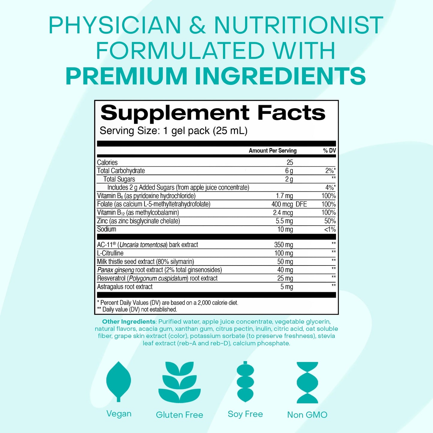HealthyCell Telomere Length Supplement - Anti-Aging Telomere Lengthening Supplements with Phytonutrients & Vitamins for Cellular Health - AC-11, Astragalus & Resveratrol - 30 Gel Packs, Grape Flavored Healthycell buy supplements Au