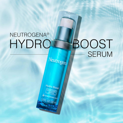 Neutrogena Hydro Boost Hydrating Hyaluronic Acid Face & Neck Serum, Fast-Absorbing