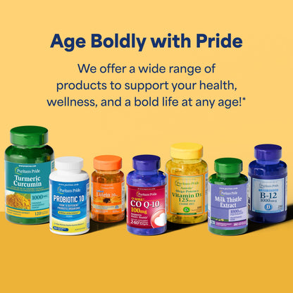 Puritan's Pride Daily Probiotic Acidophilus, 100 Million Live Cultures, Dietary Supplement for Digestive, Gut, and Immune Health, Soy, Sodium,