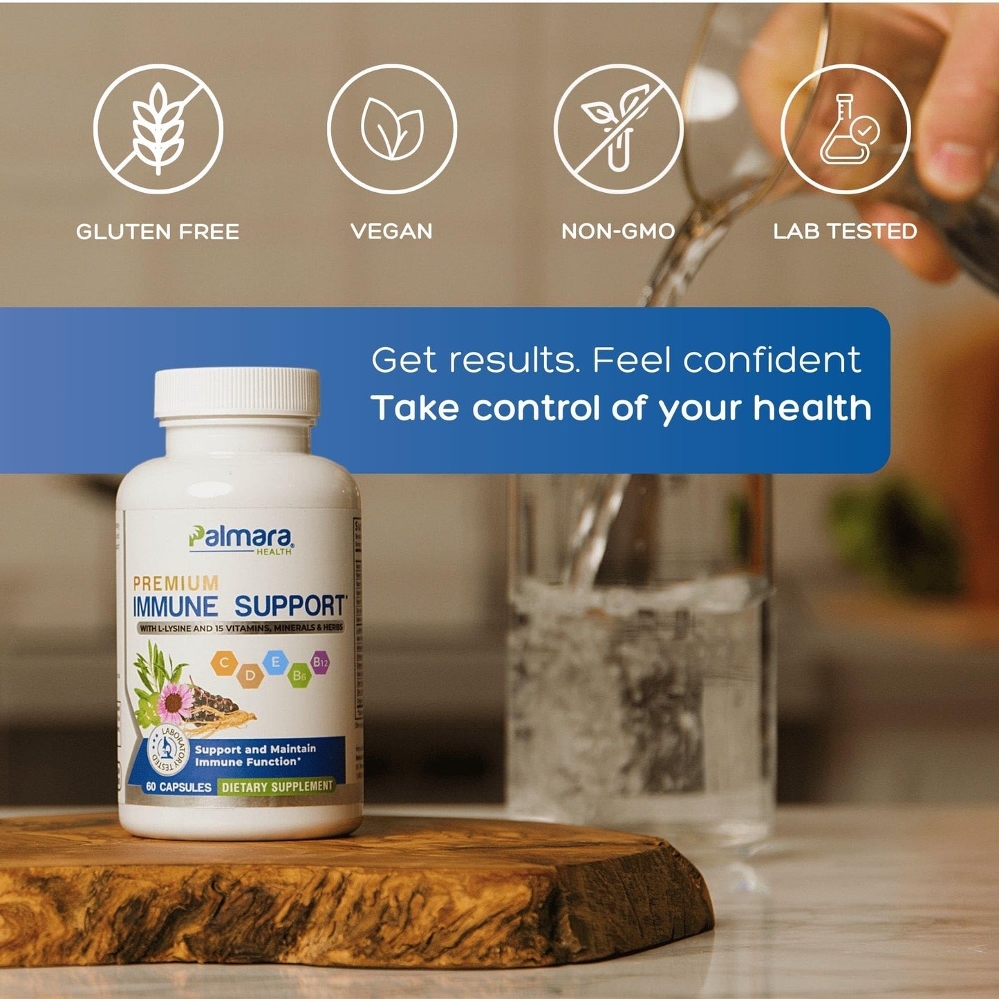 Palmara Health Premium Immune Support, 60 Capsules Palmara Health buy supplements Au