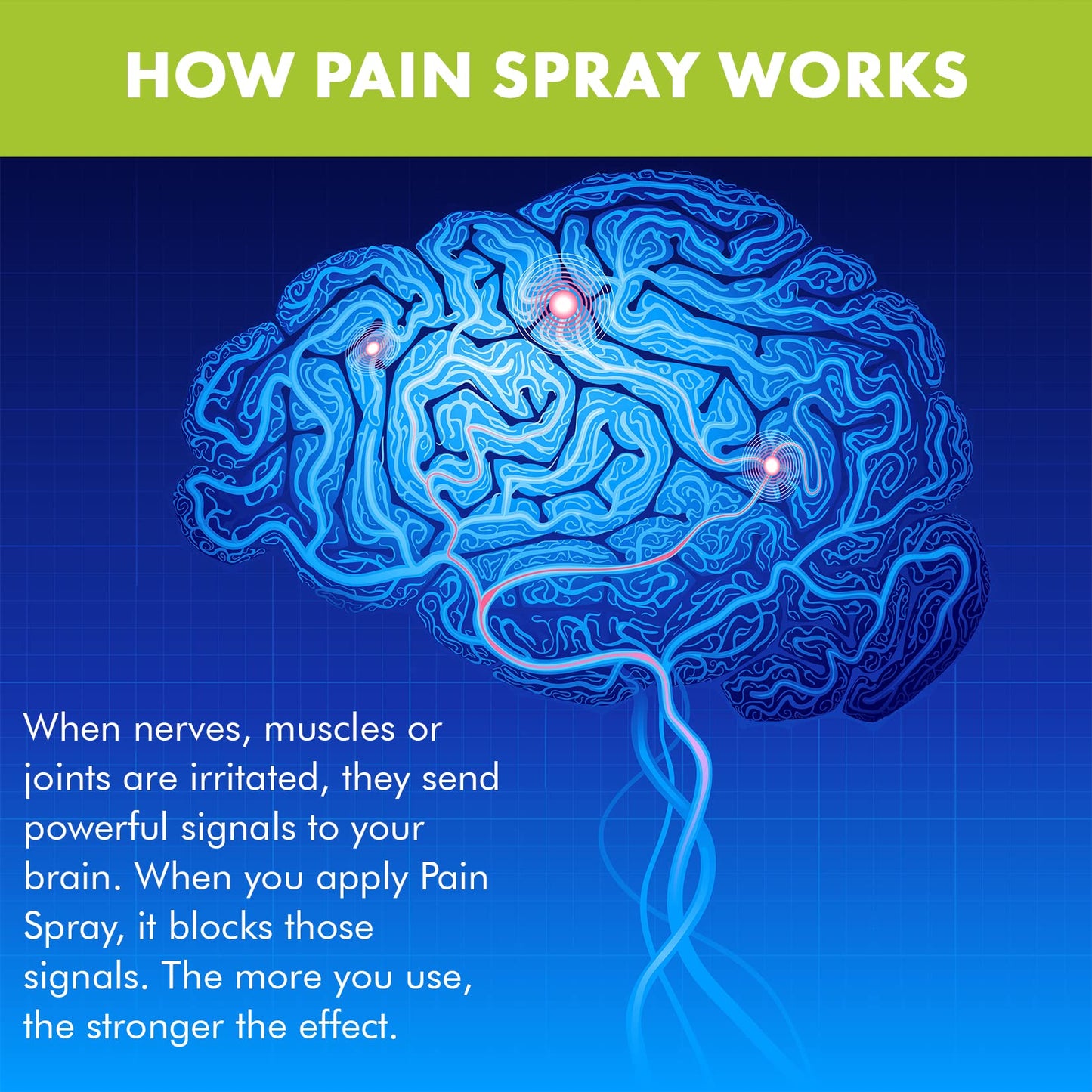 Premiere's Pain Spray All-Natural Menthol & Peppermint Roller Herbal Blend for Joint and Nerve Pain, Muscle Soreness, Sprains, Cramps, Sports Injuries, Back Pain & Neck Shoulder Aches - 3 Pack Premiere's Pain SprayBuy Supplements Australia