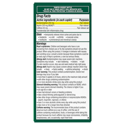 Excedrin Extra Strength Pain Relief Caplets – Headache Relief – 100 Count ExcedrinBuy Supplements Australia