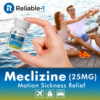 Reliable-1 Laboratories Meclizine HCL 25mg 100 Tablets (1 Bottle) Reliable-1 Laboratories buy supplements Au