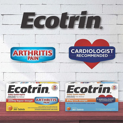 ECOTRIN ADULT LOW DOSE 81MG (45 tablets) EcotrinBuy Supplements Australia